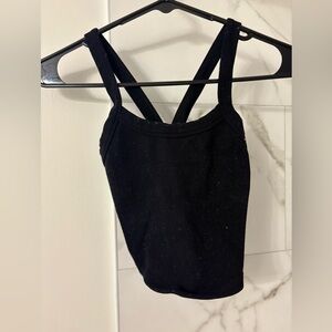 Amazon Black Women's Double-Strap Crop Tank